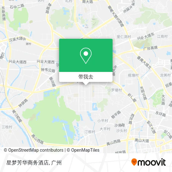 星梦芳华商务酒店地图