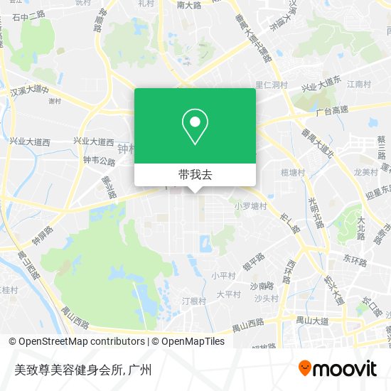 美致尊美容健身会所地图