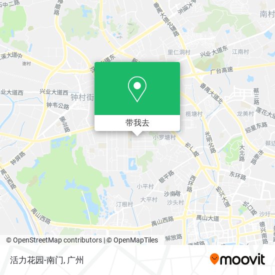 活力花园-南门地图