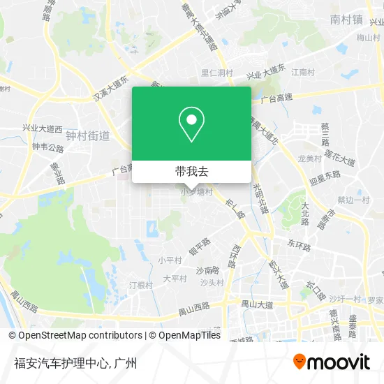 福安汽车护理中心地图