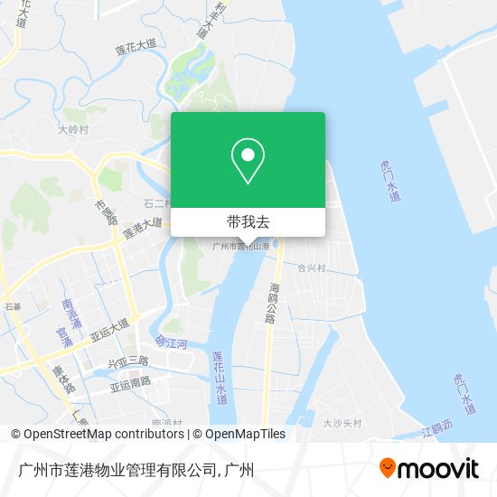 广州市莲港物业管理有限公司地图