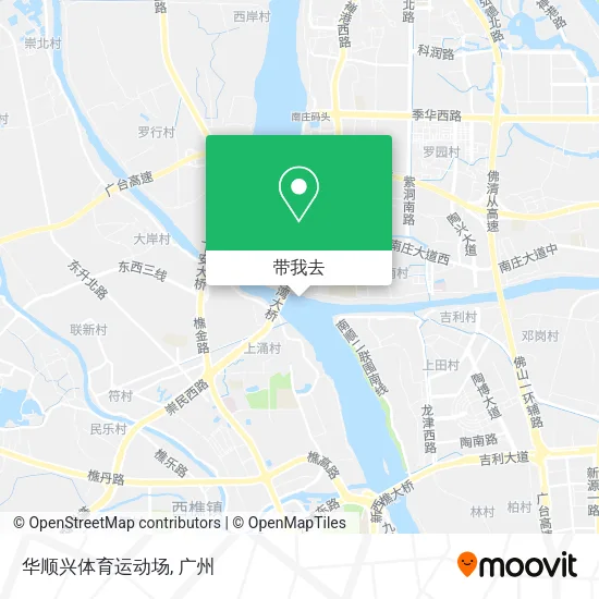 华顺兴体育运动场地图