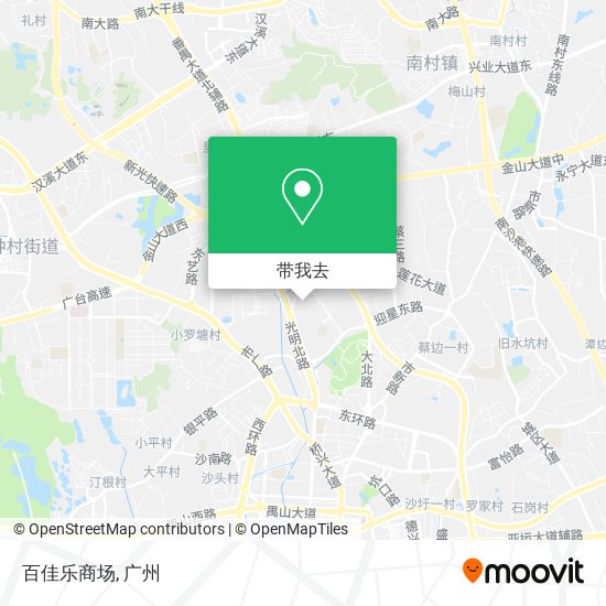百佳乐商场地图