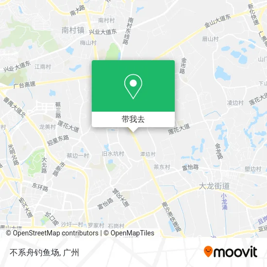 不系舟钓鱼场地图