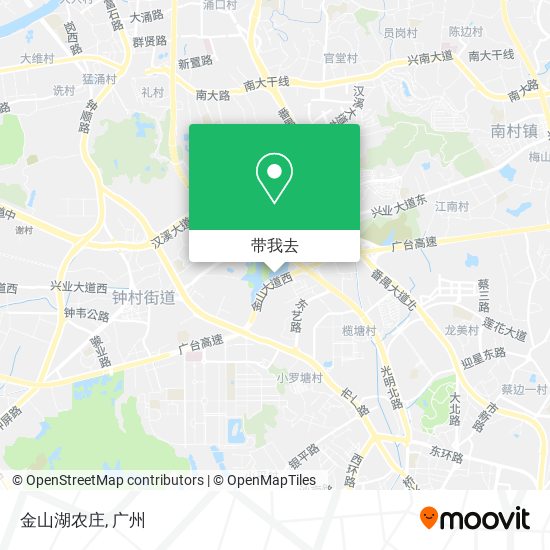 金山湖农庄地图