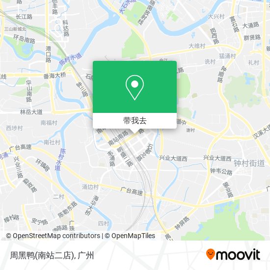 周黑鸭(南站二店)地图