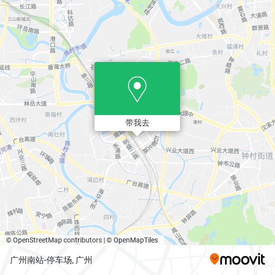 广州南站-停车场地图