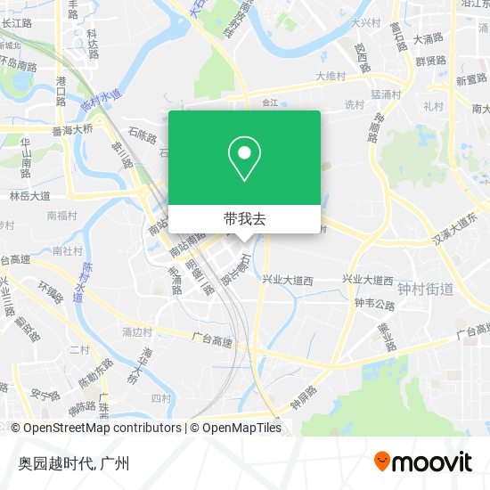 奥园越时代地图