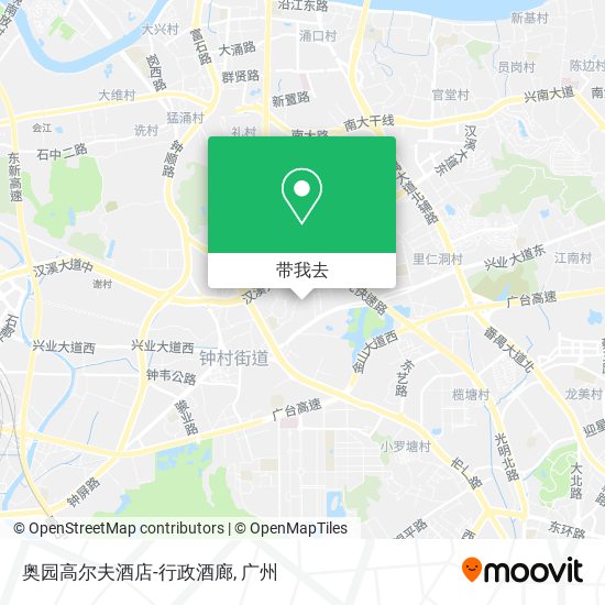 奥园高尔夫酒店-行政酒廊地图