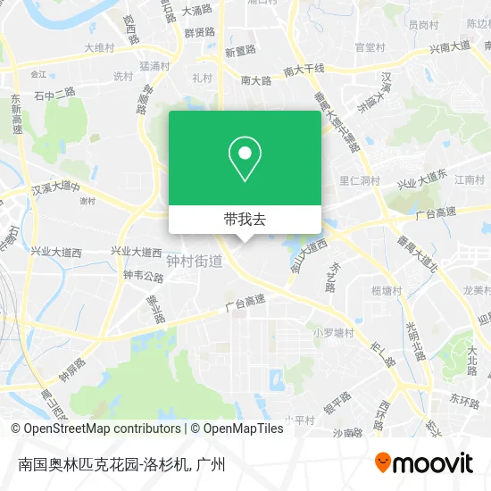 南国奥林匹克花园-洛杉机地图