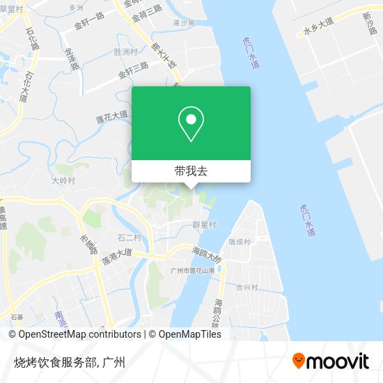 烧烤饮食服务部地图