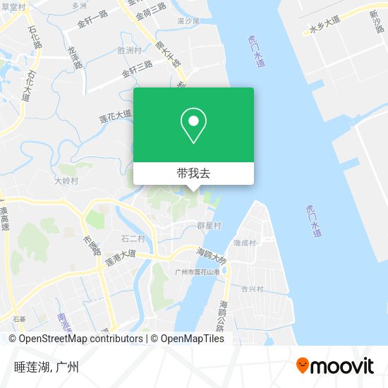 睡莲湖地图