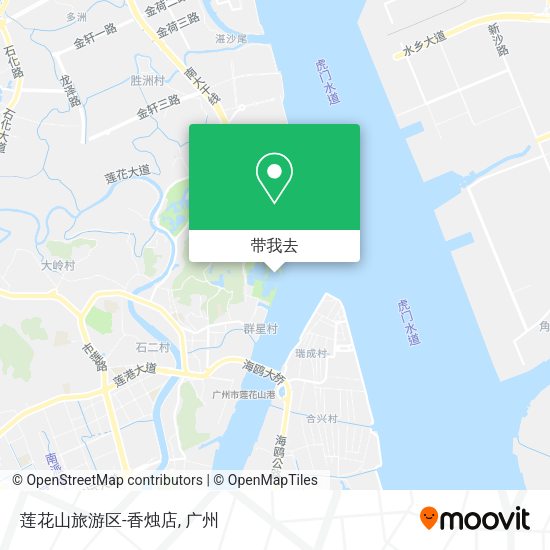 莲花山旅游区-香烛店地图