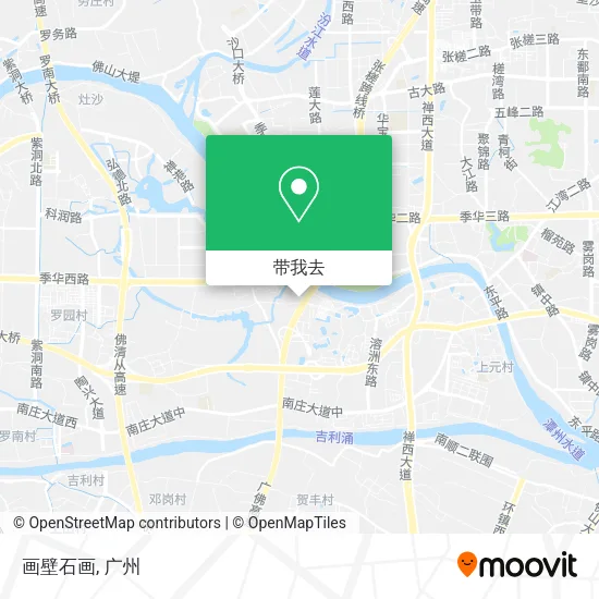画壁石画地图