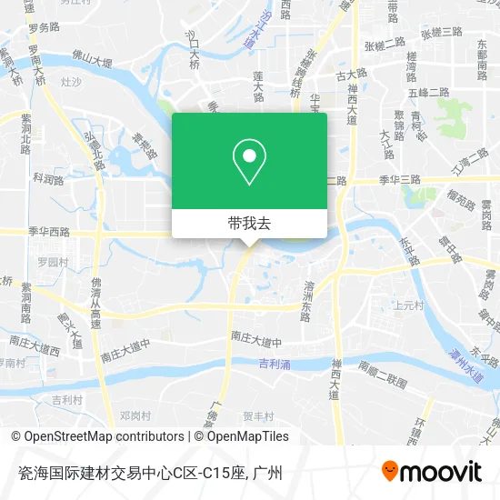 瓷海国际建材交易中心C区-C15座地图