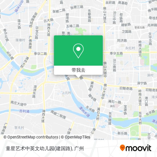 童星艺术中英文幼儿园(建国路)地图