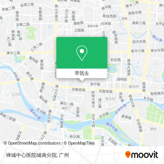 禅城中心医院城南分院地图