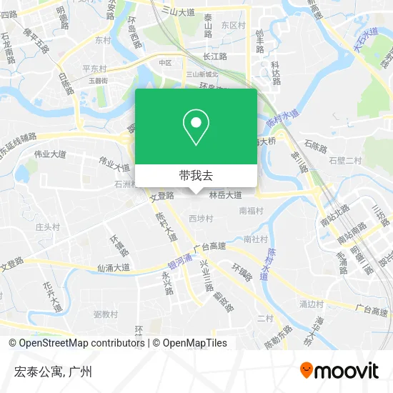 宏泰公寓地图
