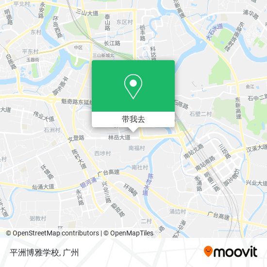 平洲博雅学校地图