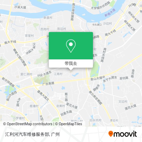汇利河汽车维修服务部地图