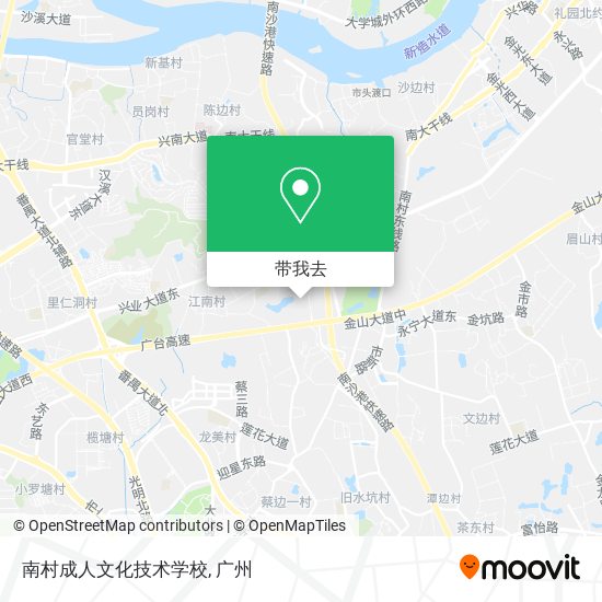 南村成人文化技术学校地图