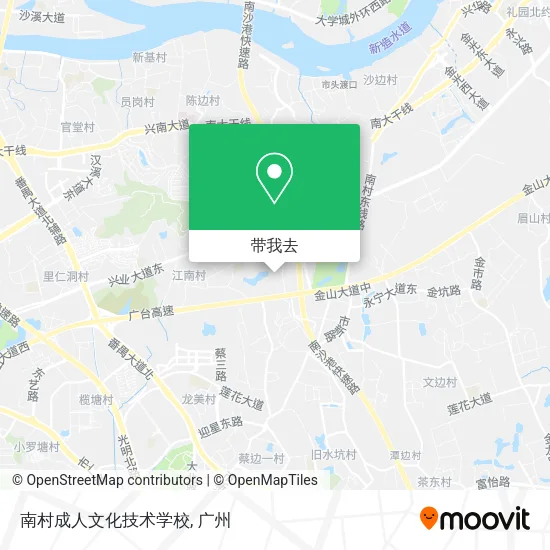 南村成人文化技术学校地图