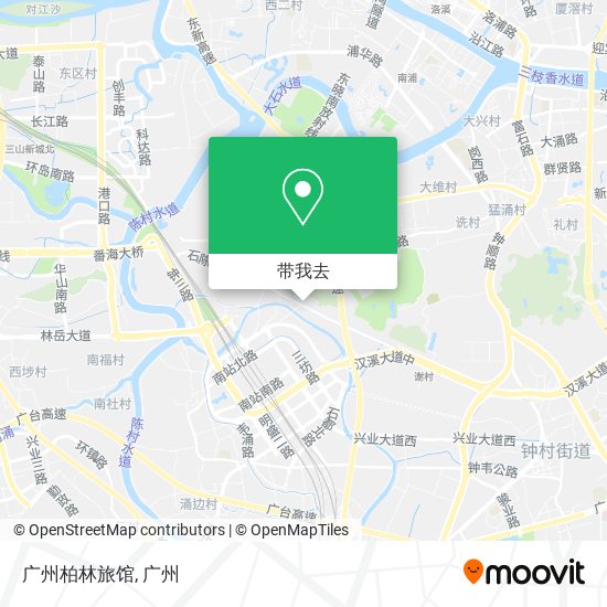 广州柏林旅馆地图
