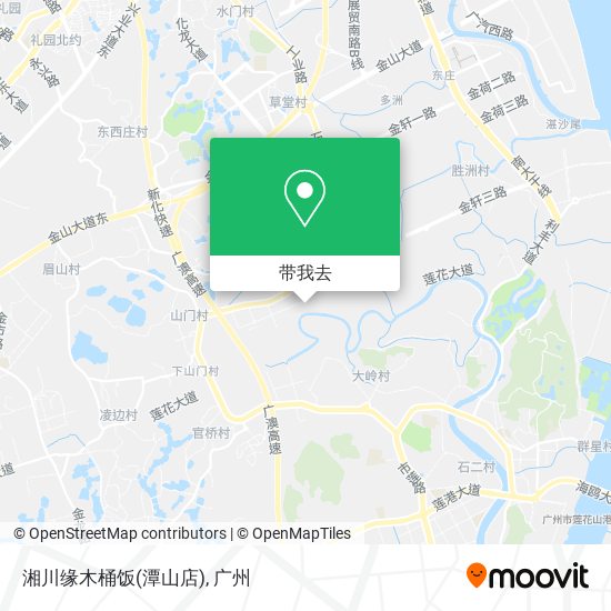 湘川缘木桶饭(潭山店)地图