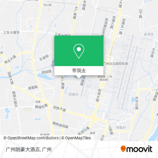 广州朗豪大酒店地图