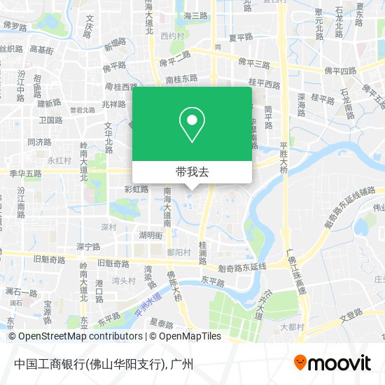 中国工商银行(佛山华阳支行)地图