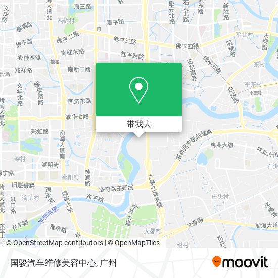 国骏汽车维修美容中心地图