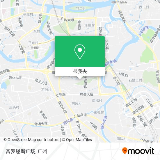富罗恩斯广场地图