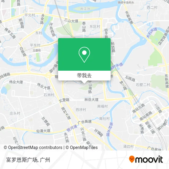 富罗恩斯广场地图