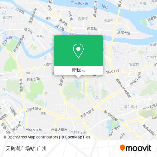 天鹅湖广场站地图
