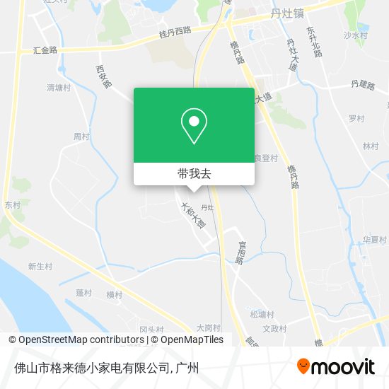 佛山市格来德小家电有限公司地图