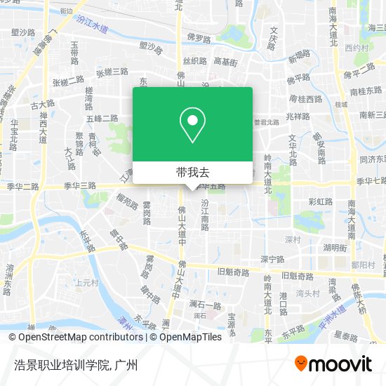 浩景职业培训学院地图