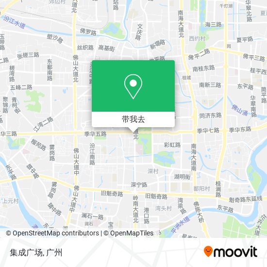 集成广场地图