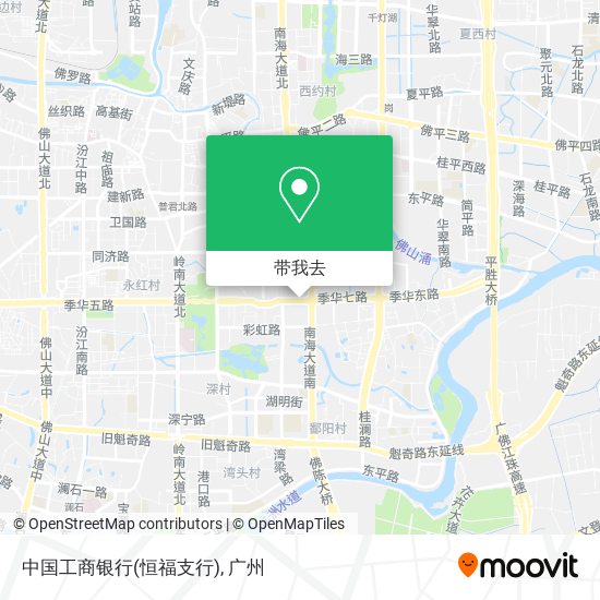 中国工商银行(恒福支行)地图