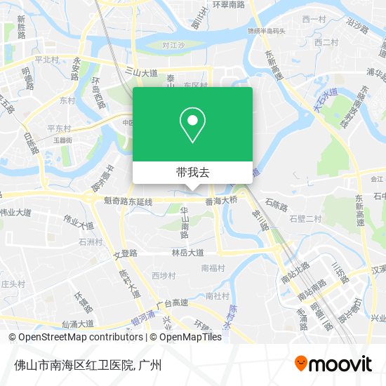 佛山市南海区红卫医院地图