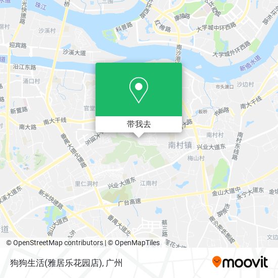 狗狗生活(雅居乐花园店)地图