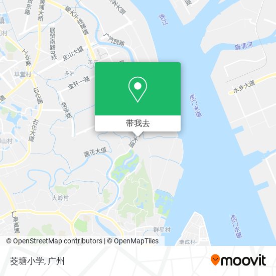 茭塘小学地图