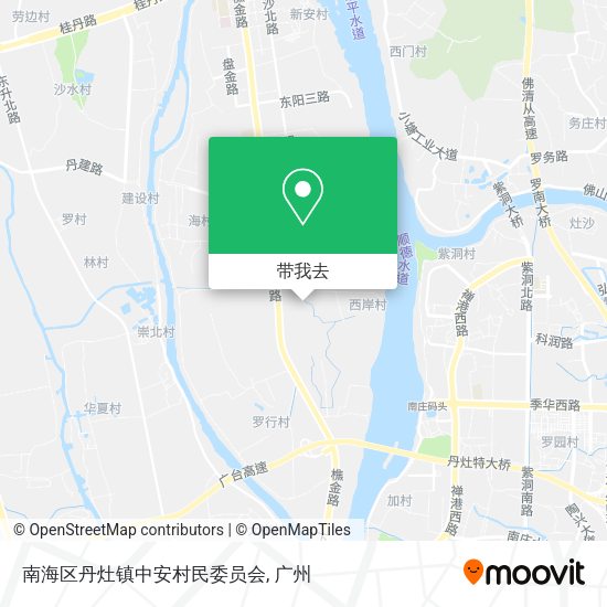 南海区丹灶镇中安村民委员会地图