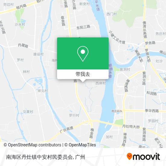 南海区丹灶镇中安村民委员会地图
