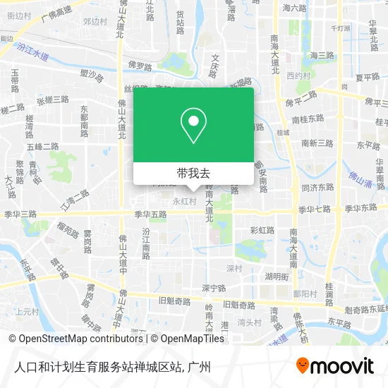 人口和计划生育服务站禅城区站地图