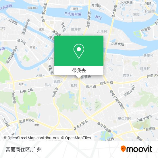 富丽商住区地图