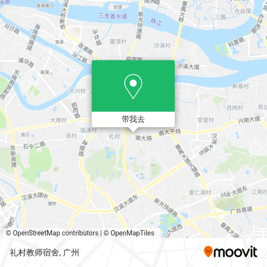 礼村教师宿舍地图