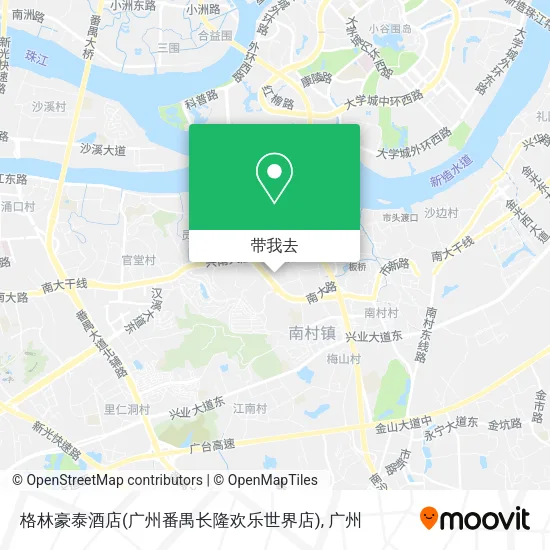 格林豪泰酒店(广州番禺长隆欢乐世界店)地图