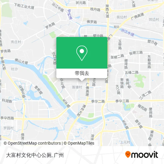 大富村文化中心公厕地图