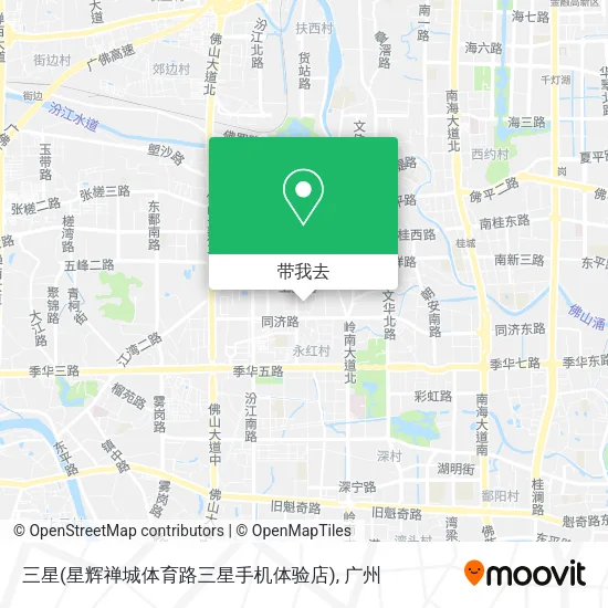 三星(星辉禅城体育路三星手机体验店)地图