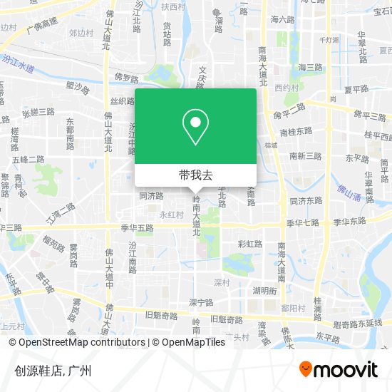 创源鞋店地图
